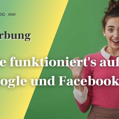 Wie funktioniert es auf google und facebook